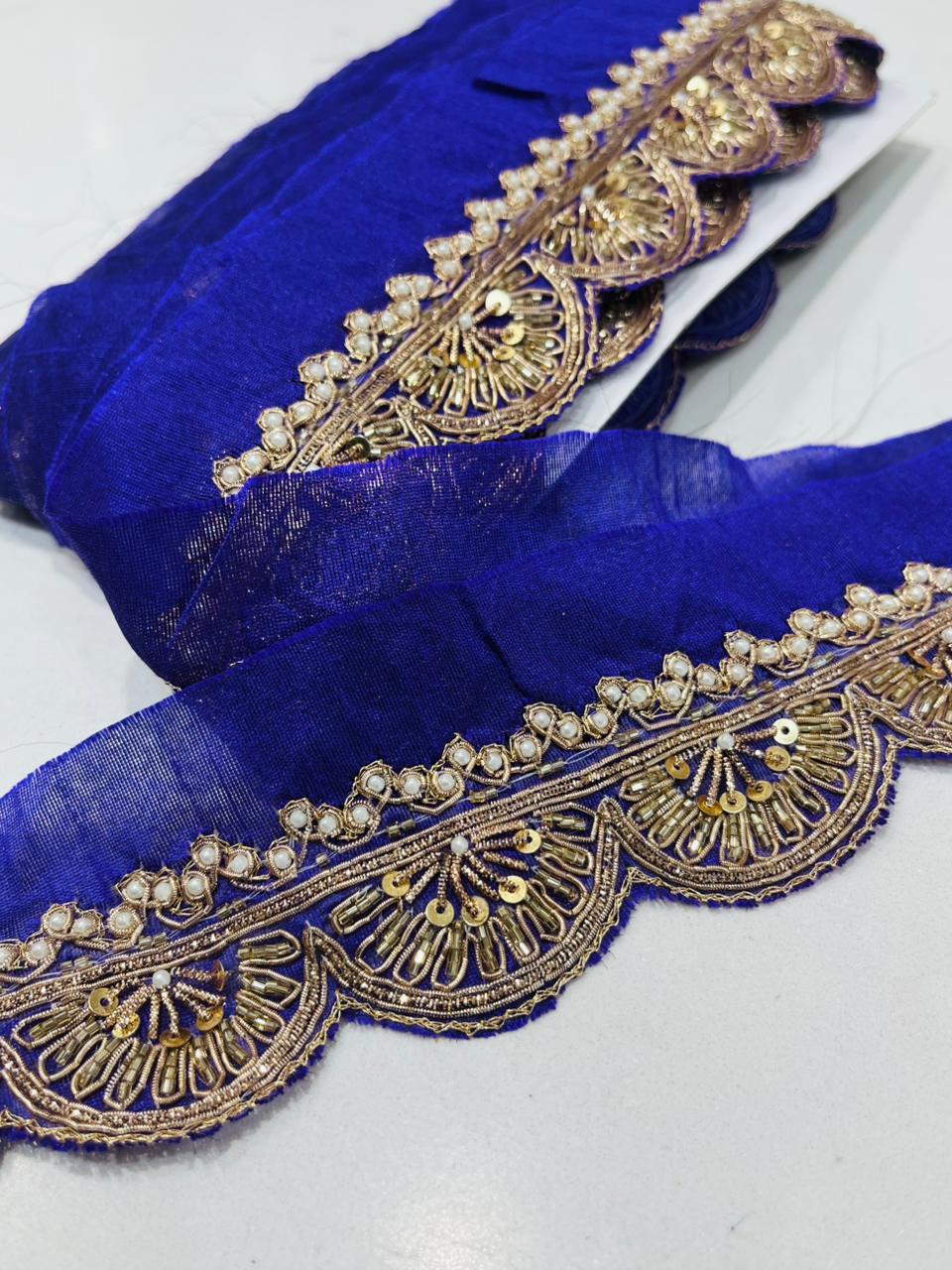 K.R KASAT - Blue Colour Lace